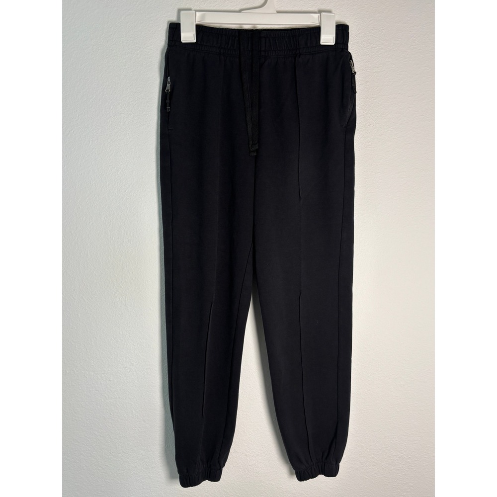 Old Navy Active Dynamic Fleece High Rise Joggers Black XS Zipper Pockets